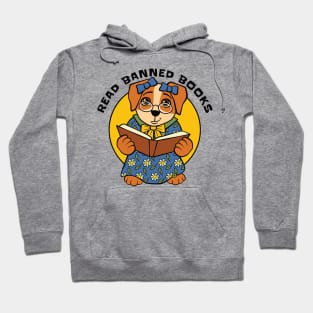 Read Banned Books Dog Hoodie